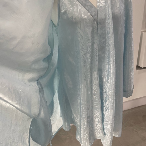 AYR Sky Blue Women's Intimate Robe - Picture 3 of 7